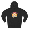 Retro "Moms Club" Fleece Hoodie — Sunshine Flower Graphic