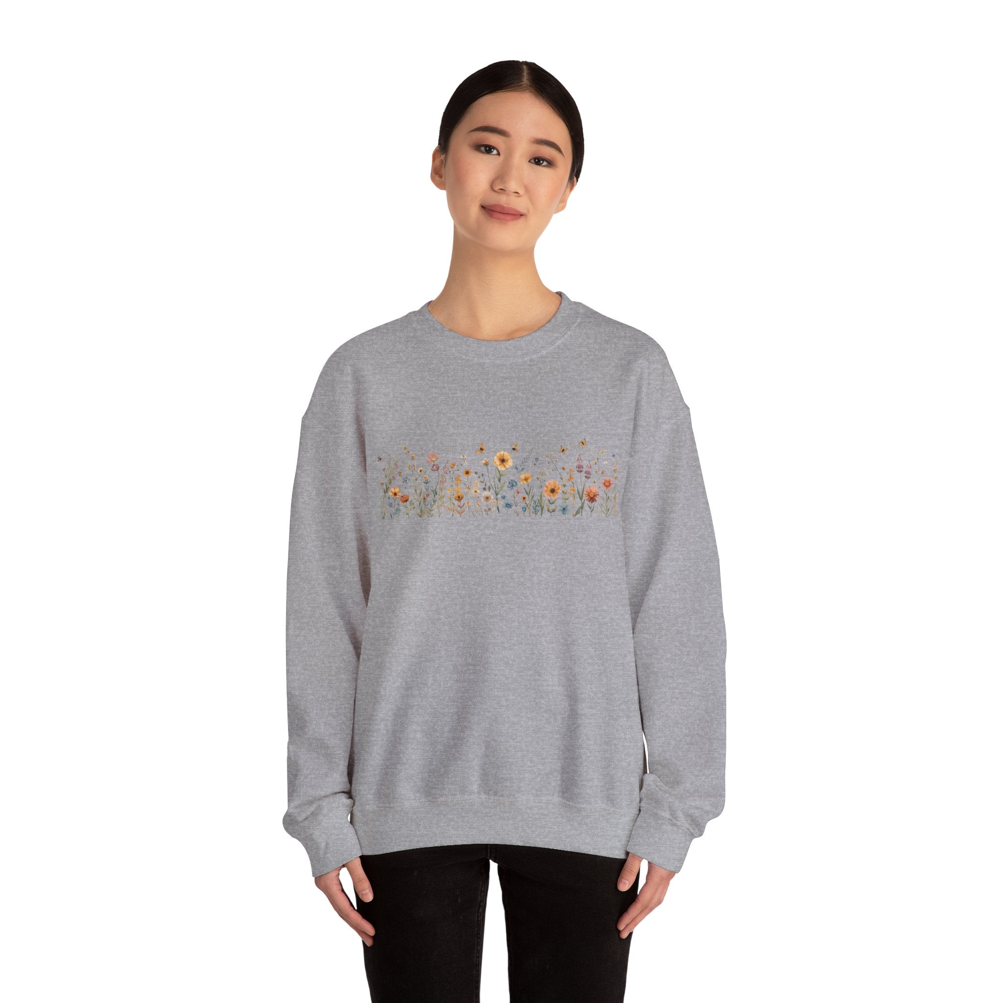 Floral Meadow Crewneck Sweatshirt