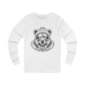 Bear with Goggles Long Sleeve Tee — Cozy Graphic Animal Shirt for Outdoorsy Lovers