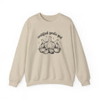 Garlic Crewneck Sweatshirt – "Certified Garlic Girl" Cozy Kitchen Lover Sweatshirt