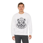 Bear Ski Goggles Sweatshirt — Cozy Graphic Crewneck for Winter & Outdoor Lovers
