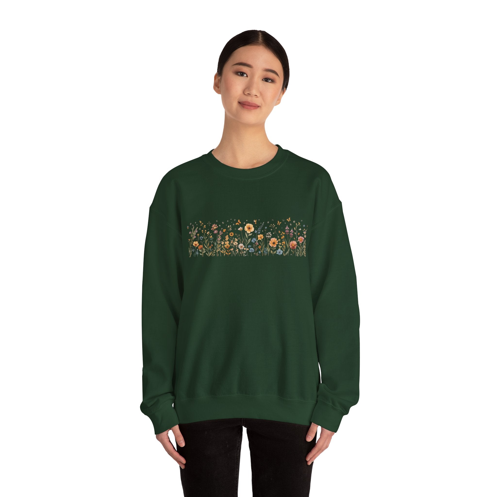 Floral Meadow Crewneck Sweatshirt