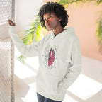 Compass Flower Hoodie — 'Find Your True North' Cozy Fleece Pullover