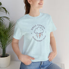 Daily Chaos Management Team Tee — Cute Lightning Cloud Graphic T-Shirt