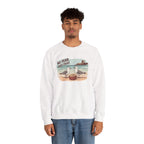 Crewneck Sweatshirt - "No Fear, Just Fries" Seagull Beach Graphic